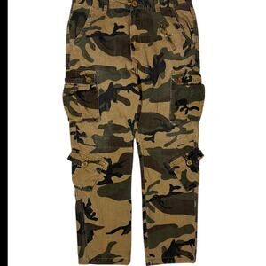 Camo cargo pants with multiple